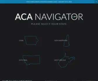 Acanavigator.com(ACA Navigator) Screenshot