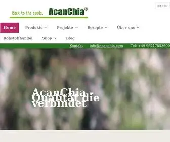 Acanchia.com(Pflanzliche Rohstoffe) Screenshot