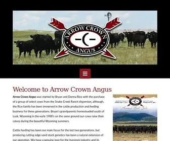 Acangus.com(Arrow Crown Angus) Screenshot