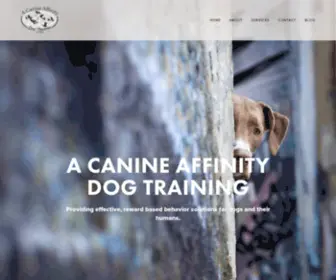 Acanineaffinity.com(A Canine Affinity) Screenshot