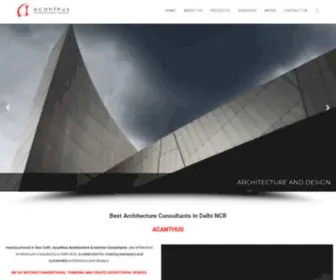 Acanthus.in(Best Architecture Consultants in Delhi NCR) Screenshot