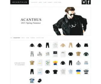 Acanthusism.jp(レザーブランド ACANTHUS（アカンサス）OFFICIAL WEB SITE) Screenshot