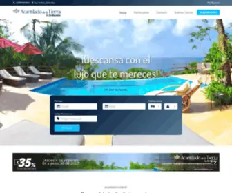 Acantiladodelatierra.com(Hotel Acantilado de la Tierra) Screenshot