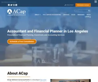 Acapam.com(ACap Advisors & Accountants) Screenshot