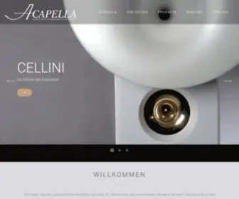 Acapella.de(Acapella Audio Arts) Screenshot