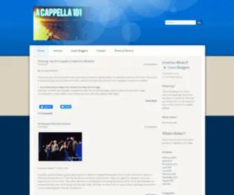 Acappella101.com(Acappella 101) Screenshot