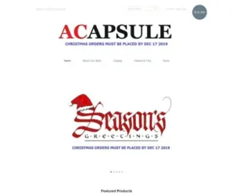 Acapsule.com(Acapsule Toys and Gifts) Screenshot