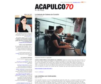 Acapulco70.com(Acapulco70 por Yael Farache) Screenshot