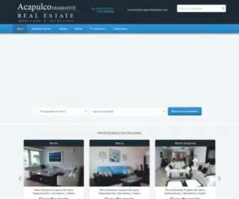 Acapulcodiamante.com(Renta) Screenshot