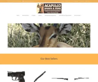 Acapulcoguns.com(Acapulco Sports & Guns) Screenshot