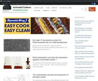 Acarbons.com(Buy and Sell Activated Carbon Marketplace) Screenshot