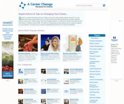 Acareerchange.co.uk(How to Change Career) Screenshot