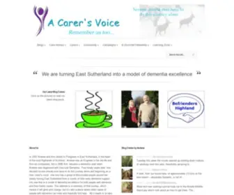 Acarersvoice.com(A Carers Voice) Screenshot