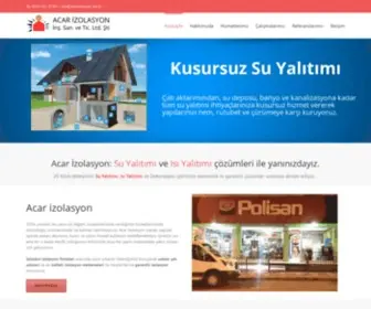 Acarizolasyon.com.tr(Acar İzolasyon) Screenshot