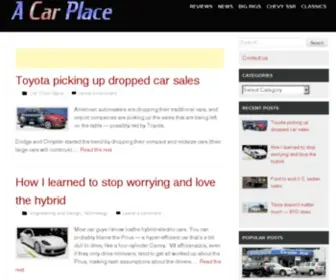 Acarplace.com(Car reviews) Screenshot