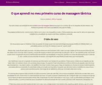 Acasadoaprendiz.com.br(My Blog) Screenshot