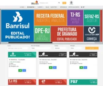 Acasadoconcurseiro.com.br(Os melhores cursos para concursos) Screenshot