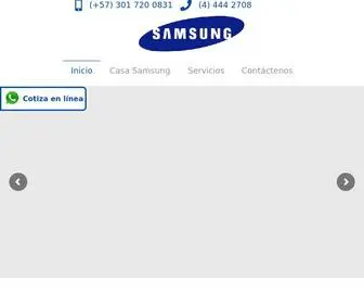 Acasasamsung.com(Reparación de neveras Samsung Medellin) Screenshot