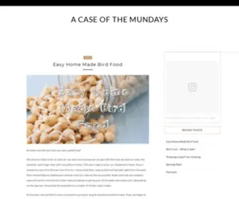 Acaseofthemundays.com(A case of the mundays) Screenshot