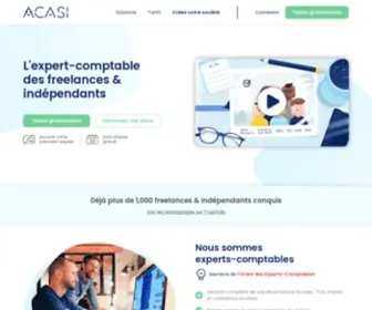 Acasi.io(L'expert-comptable des freelances & indépendants) Screenshot