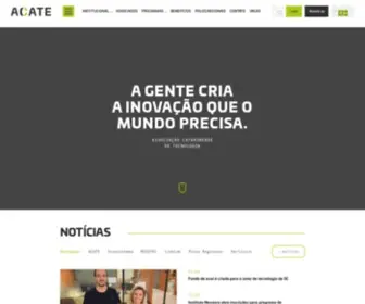 Acate.com.br(Associação Catarinense de Tecnologia) Screenshot