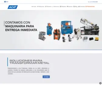 Acatmexicana.com(Soluciones para Transformar Metal) Screenshot