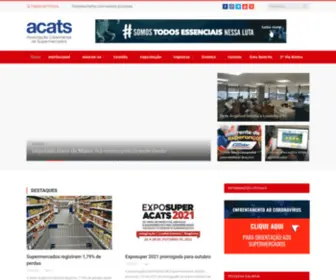 Acats.org.br(Portal da Associação Catarinense de Supermercados (Acats)) Screenshot