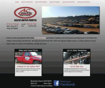 Acautoinc.com(AC Auto Salvage Inc) Screenshot