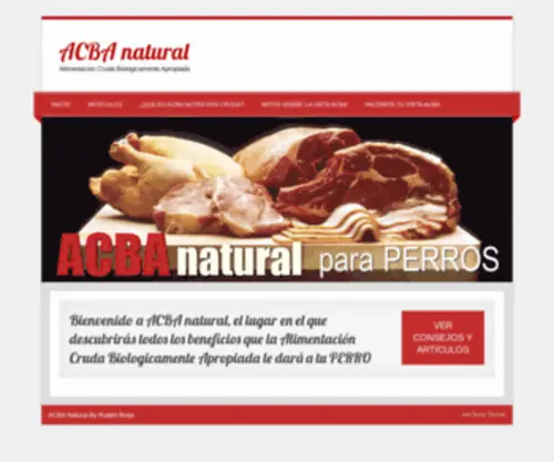 Acbanatural.com(ACBA natural) Screenshot