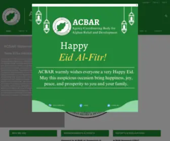 ACBAR: Home Page