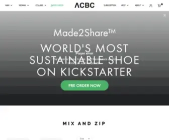 ACBC.com(Meet the Zip Shoes) Screenshot
