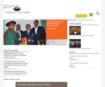 ACBF-Pact.org(The African Capacity Building Foundation) Screenshot