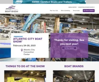 Acboatshow.com(The Progressive®) Screenshot