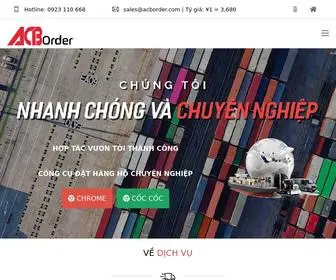 Acborder.com(Nhập Hàng Trung Quốc Giá Rẻ) Screenshot