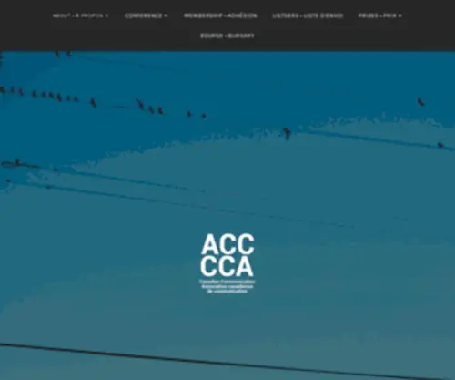 ACC-CCA.ca(Association canadienne de communication) Screenshot