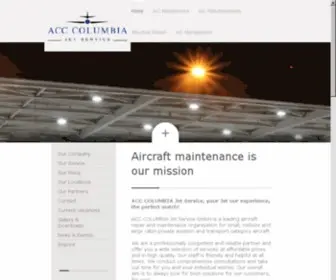 ACC-Columbiajet.com(Success through Performance) Screenshot