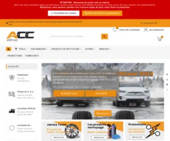 ACC-Shop.fr(Boutique d'accessoires pour véhicules électriques par ACC) Screenshot