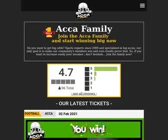 Acca-Family.com(Acca Family) Screenshot