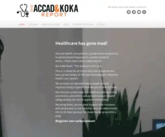 Accadandkoka.com(The Accad & Koka Report) Screenshot