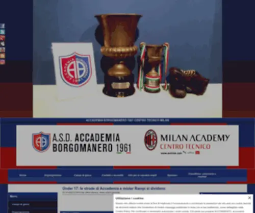 Accademiaborgomanero.com(Accademia Borgomanero) Screenshot