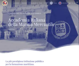 Accademiamarinamercantile.it(Accademia Marina Mercantile) Screenshot
