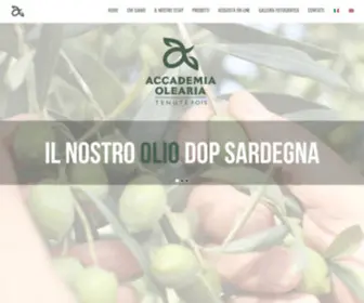 Accademiaolearia.com(Olio Extravergine di Oliva di qualità) Screenshot