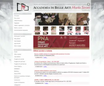 Accademiasironi.it(Accademia Sironi) Screenshot