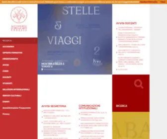 Accademiavenezia.it(Accademia di Belle Arti di Venezia) Screenshot