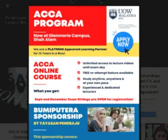 Accakdu.edu.my(Professional Accountancy Centre (PAC)) Screenshot