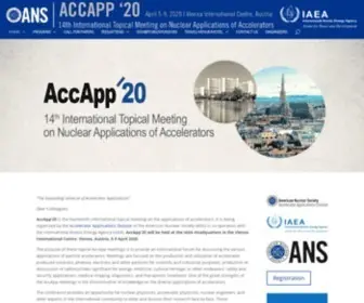 Accapp20.org(AccApp '20) Screenshot
