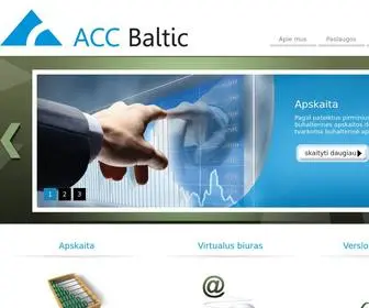 Accbaltic.lt(ACC Baltic) Screenshot