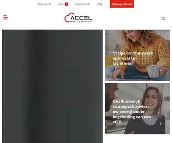 Accel.be(All-in IT beheer tegen een vast bedrag per maand) Screenshot