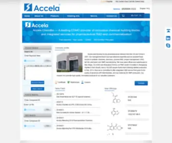 Accelachem.com(韶远科技（上海）有限公司) Screenshot