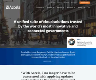 Accela.com(Accela Government Software) Screenshot